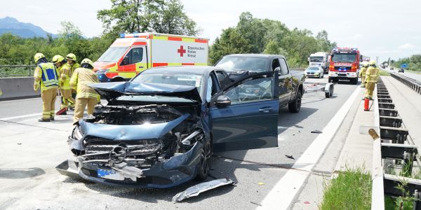 Unfall auf der Autobahn